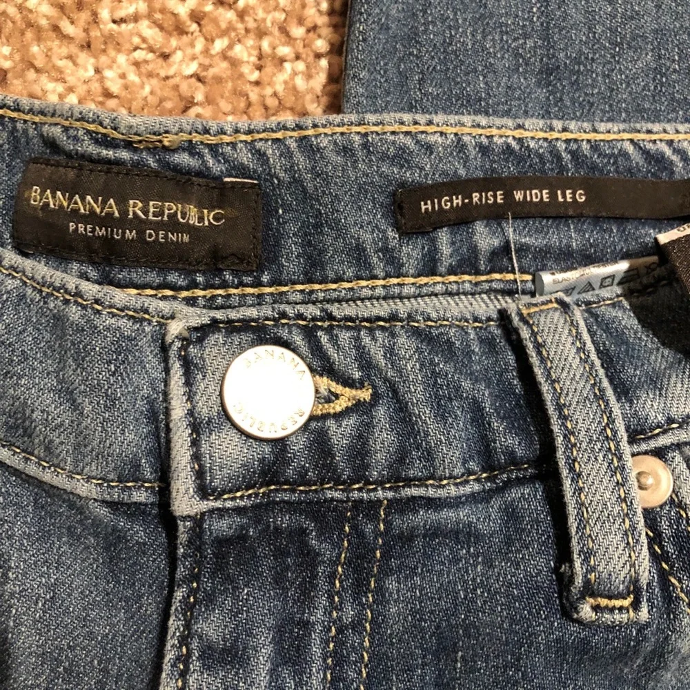 NWT Banana Republic High Rise Wide Leg Jeans 30 - Picture 9 of 14